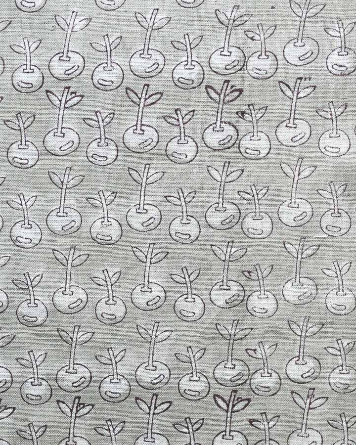 Greta Hand Block Printed Linen Fabric