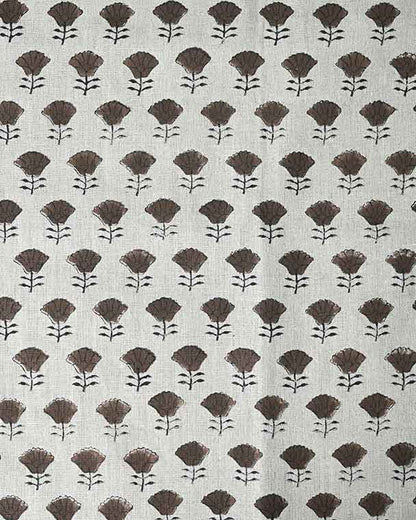 Arianna Block Printed Upholstery Linen Fabric