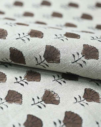 Arianna Block Printed Upholstery Linen Fabric