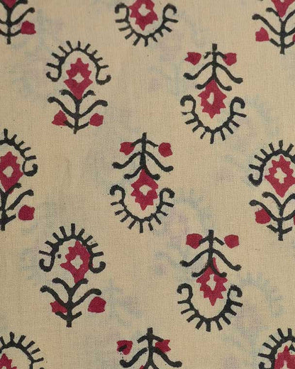 Ida Hand Block Print Indian Cotton Fabric