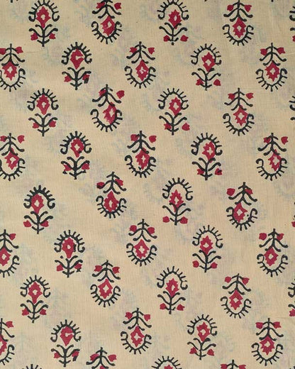 Ida Hand Block Print Indian Cotton Fabric