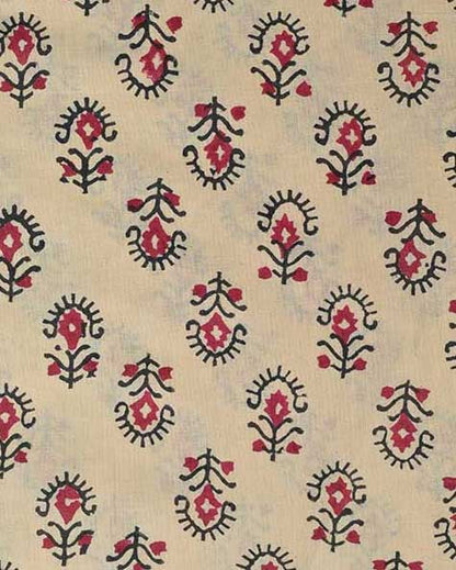 Ida Hand Block Print Indian Cotton Fabric