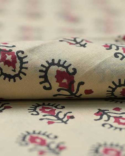 Ida Hand Block Print Indian Cotton Fabric
