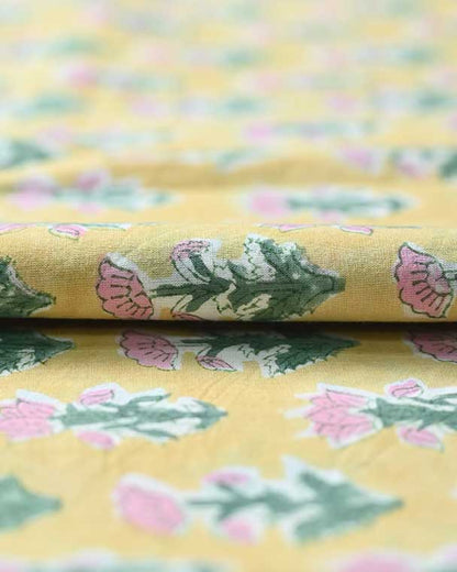 Liora Hand Block Print Cotton Fabric