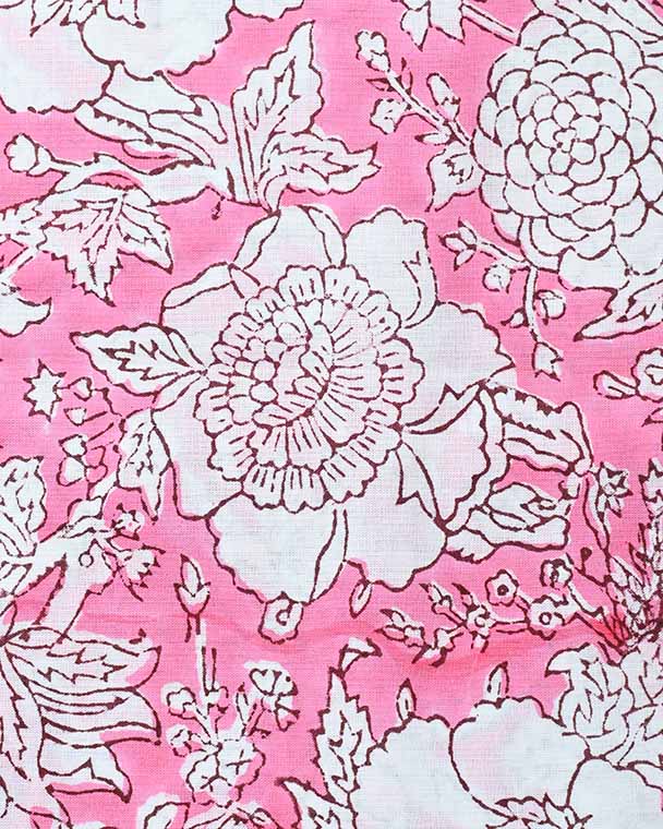 Charlie Hand Block Printed Upholstery Cotton Fabric