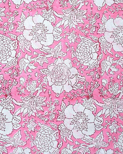 Charlie Hand Block Printed Upholstery Cotton Fabric