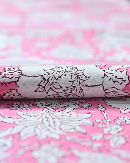 Charlie Hand Block Printed Upholstery Cotton Fabric