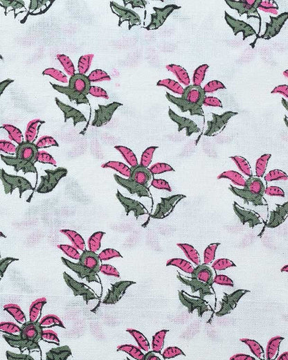 Victoria Hand Block Printed Indian Cotton