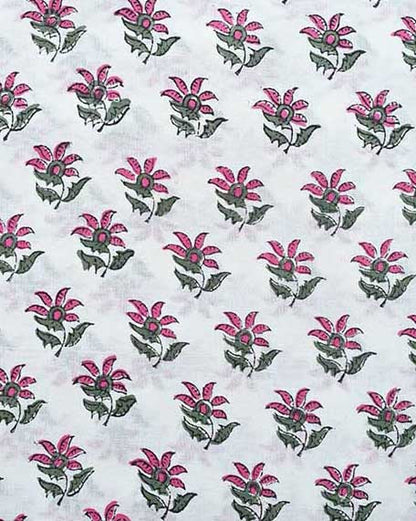 Victoria Hand Block Printed Indian Cotton