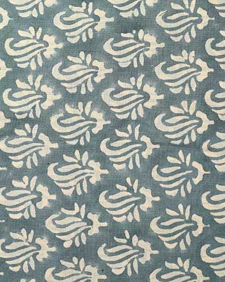 Roseline Hand Block Print Designer Floral Cotton Fabric