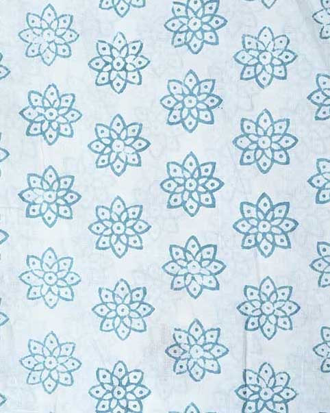 Toby Hand Block Printed Cotton Fabric