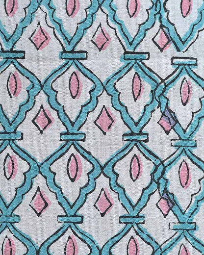 Yasmin Indian Block Printed Cotton Fabric
