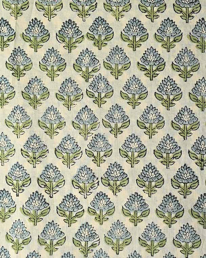 Quill Block Printed Fabric By The Yard