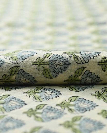 Quill Block Printed Fabric By The Yard