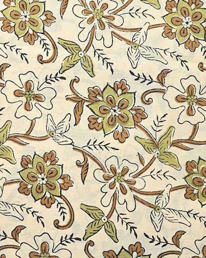 Holly Indian Cotton Block Print Fabric