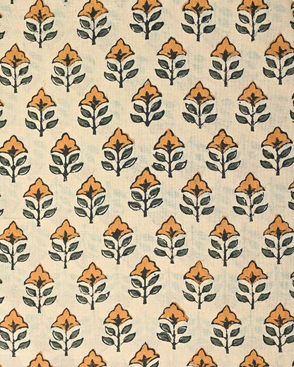 Sansa Block Print Cotton Fabric