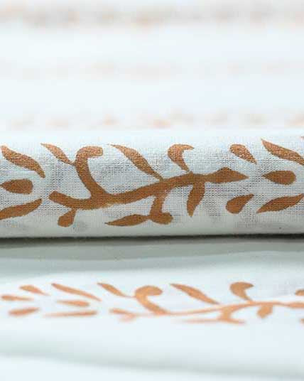 Anara Indian Cotton Block Print Fabric