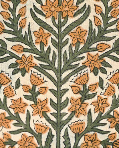 Ziva Cotton Block Print Fabric