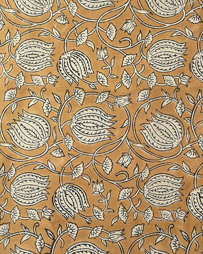 Vivienne Block Print Upholstery Cotton Fabric