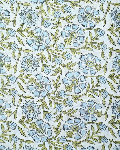 Indian Block Print, indian cotton, Hand stamped printing, by the yard, Indian Fabric, Peace Block Print Fabric, sewing and quilting fabric 5 - Maple Village Lane