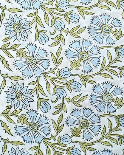 Indian Block Print, indian cotton, Hand stamped printing, by the yard, Indian Fabric, Peace Block Print Fabric, sewing and quilting fabric 5 - Maple Village Lane