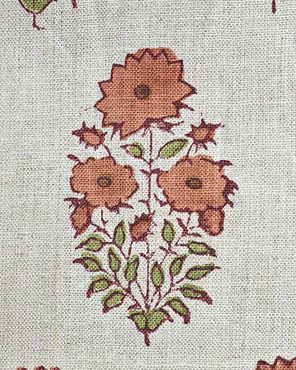 Skye Block Print Linen