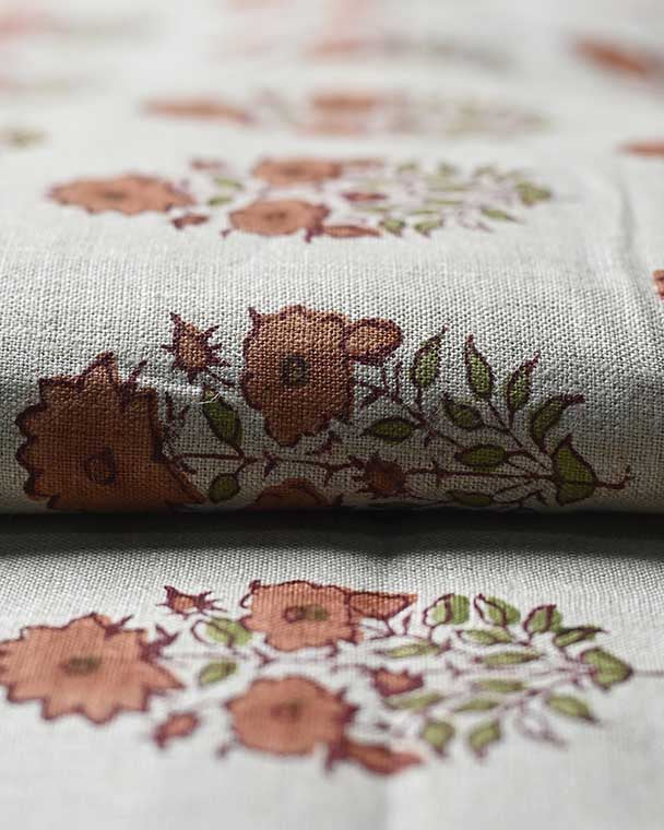 Skye Block Print Linen