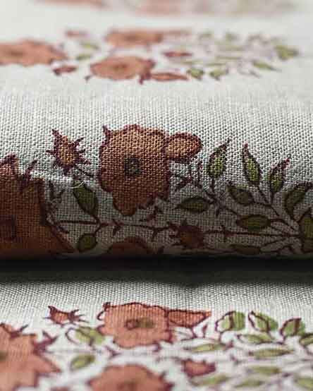 Skye Block Print Linen