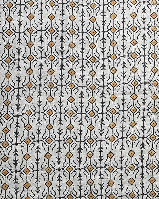 Zephyr Designer Floral Block Print Fabric