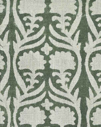 Henderson Floral Block Printed Linen Fabric