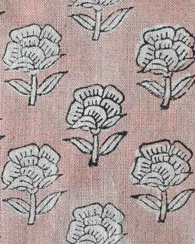 Peyton Floral Linen Fabric