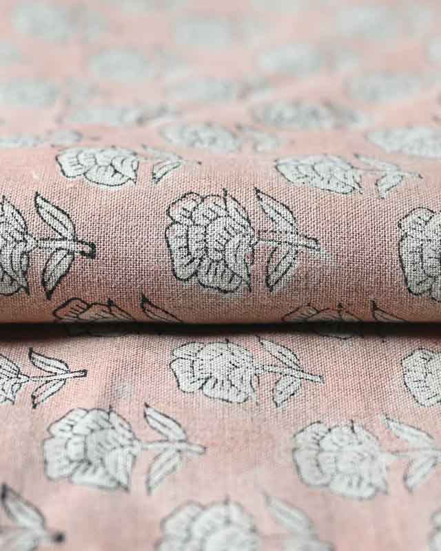 Peyton Floral Linen Fabric