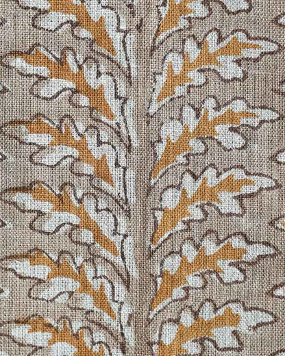 Scottie Hand Block Printed Linen Fabric