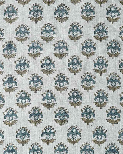 Alba Hand Block Printed Linen