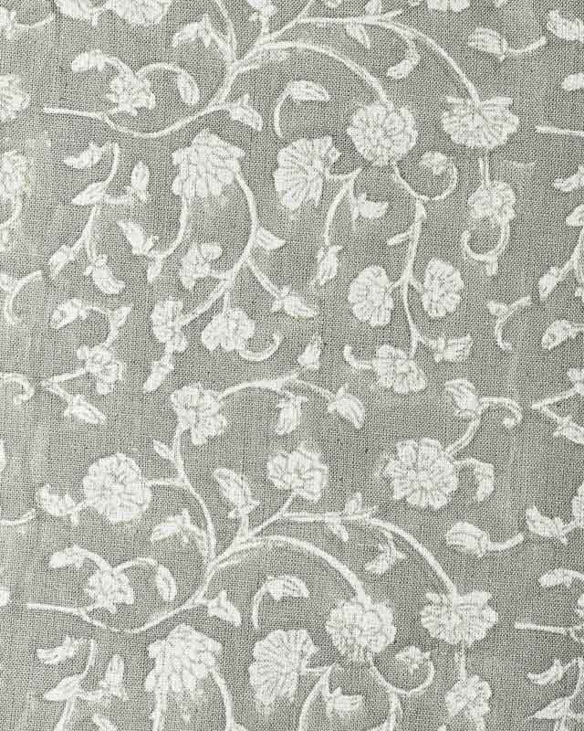 David Hand Block Printed Linen