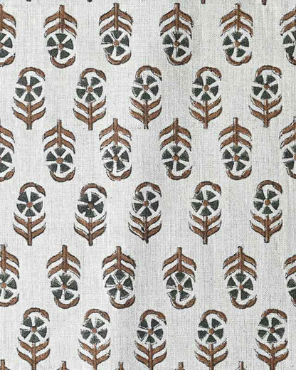 Meadow Floral Block Print Linen