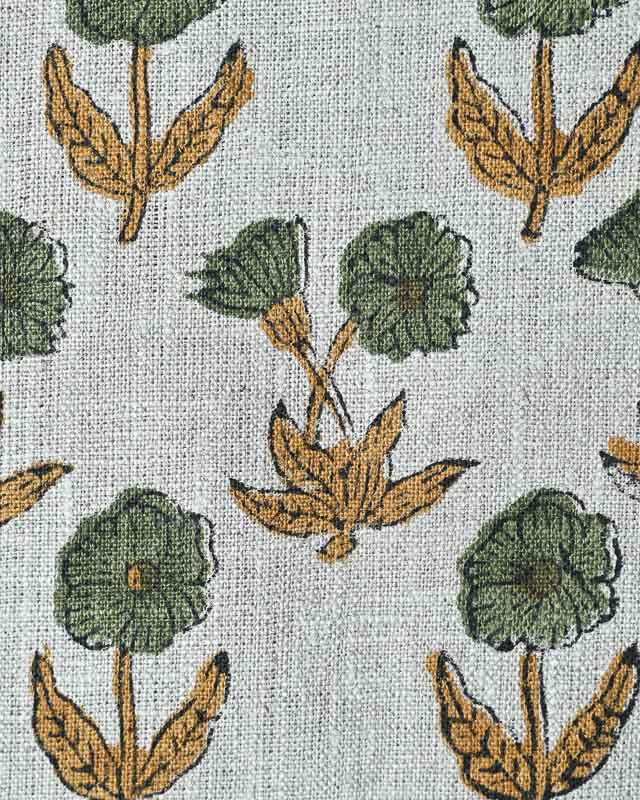 Amelia Premium Hand Block Printed Linen