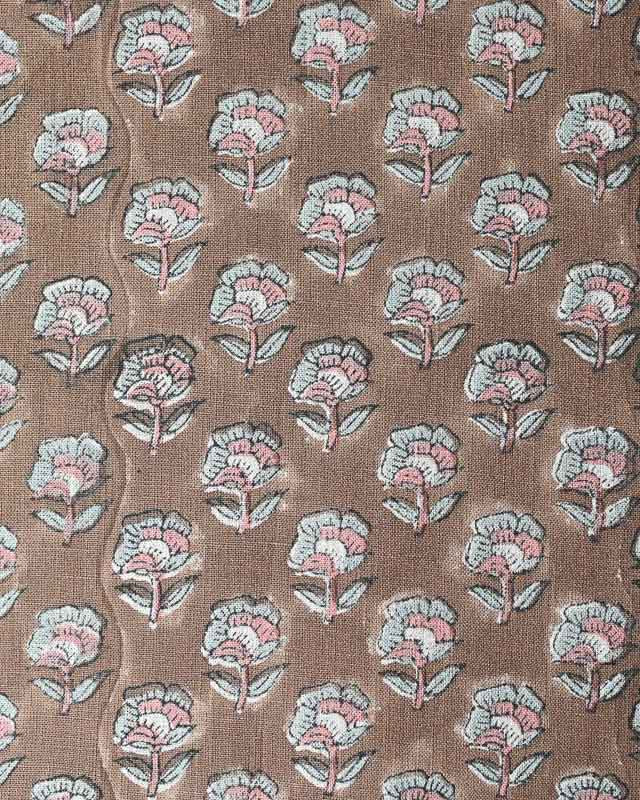 James Floral Linen Fabric