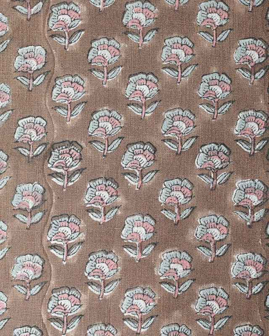 James Floral Linen Fabric
