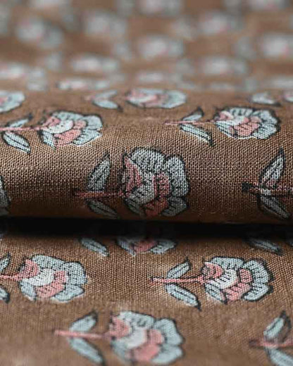 James Floral Linen Fabric