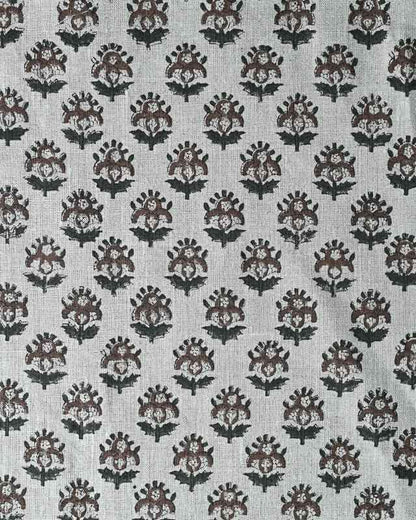 Alba Hand Block Printed Linen