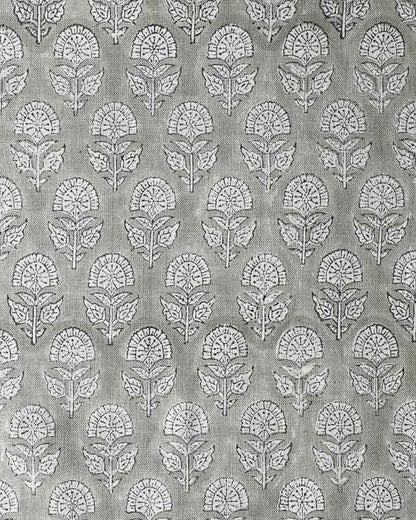Peregrine Block Print Thick Linen Fabric