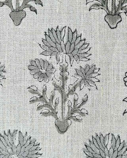Sylvia Hand Block Printed Linen Fabric