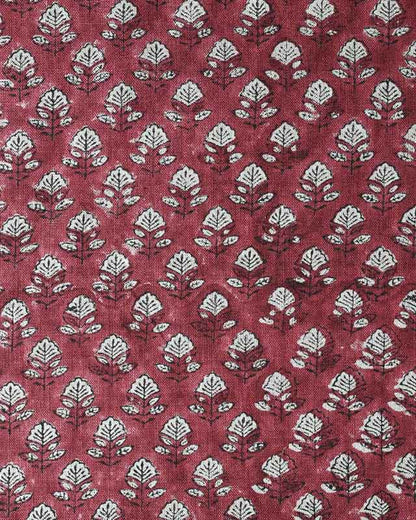 Zay Hand Block Printed Linen Upholstery Fabric