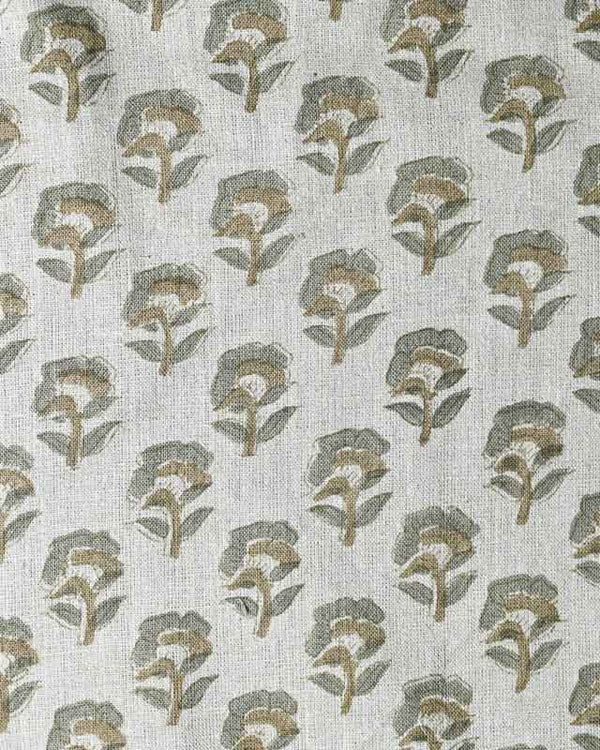 Peyton Floral Linen Fabric