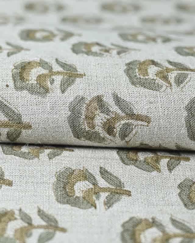 Peyton Floral Linen Fabric