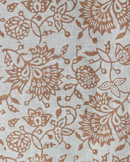 Willa Hand Block Printed Linen