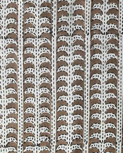 Dixie Hand Block Print Linen Fabric