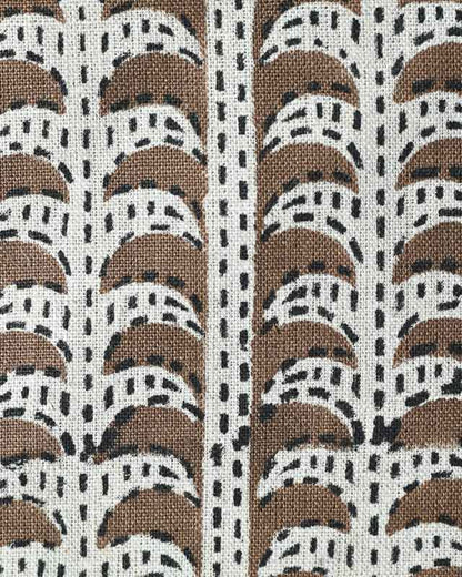 Dixie Hand Block Print Linen Fabric