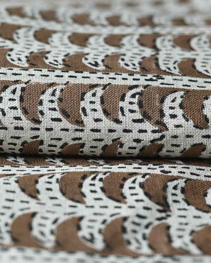 Dixie Hand Block Print Linen Fabric